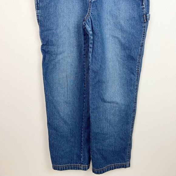 Vintage Cherokee Bib Jean Overalls Women’s Small Blue Denim 100% Cotton - Picture 5 of 12